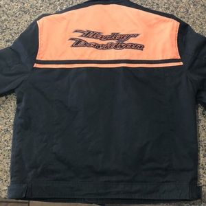 Harley Davidson Denim Jacket Mens L